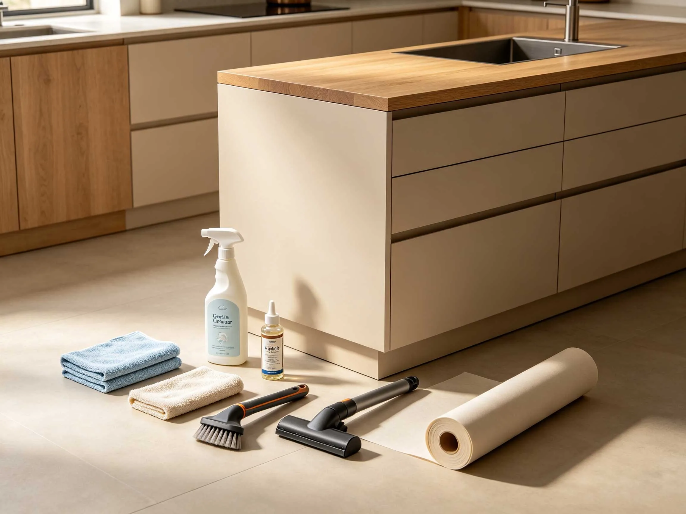 نگهداری کابینت آشپزخانه برای دوام بیشتر